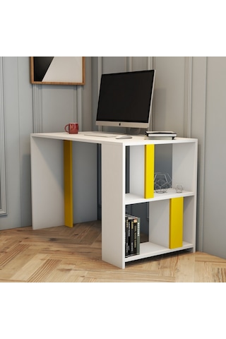 Variant Variant Lima Çalışma Masası - Beyaz / Sarı