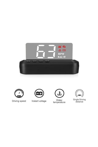 Diğer C100 Araba Hud Obd2 Arıza Kodu Kaldırma, Aşırı Hız / Alarm Özellikli