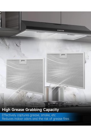 2pcs Wb02x11012 Ge Jv566h1ss İle Uyumlu Menzil Kaput Gres Filtresi Jv566h2ss Jv665h1bb Jv665h1cc Jv665h1ww, Yaklaşık 17-1/2 X 11-5/8 İnç