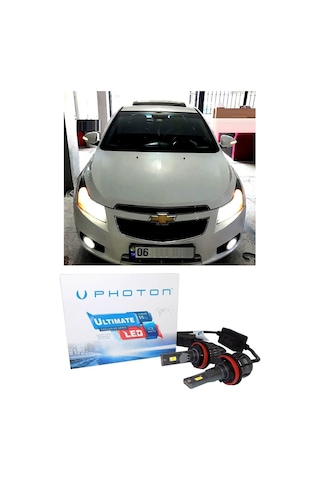 Chevrolet Cruze Led Xenon Uzun + Kısa Far Ampulü H4 Ultimate Yeni Seri Beyaz