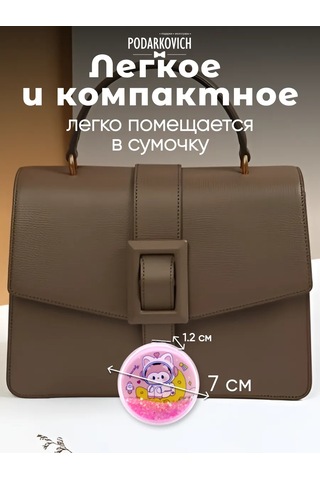 Podarkovich Çanta İçin Büyütücü Özellikli Katlanabilir Cep Aynası 263450606 Pembe