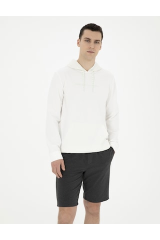 Pierre Cardin Erkek Ekru Sweatshirt 50282047-vr019 Ekru
