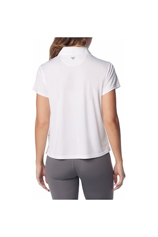 Columbia Tidal Tee Ss Polo Kadın Kısa Kollu Polo T-shirt Beyaz Fl2697-100 001