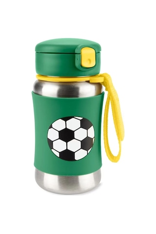 Skip Hop Pipetli Paslanmaz Çelik Suluk 350 Ml Futbol