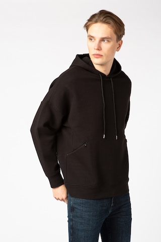 Vigoss Erkek Kapşonlu Sweatshırt 62170-00377 - Siyah