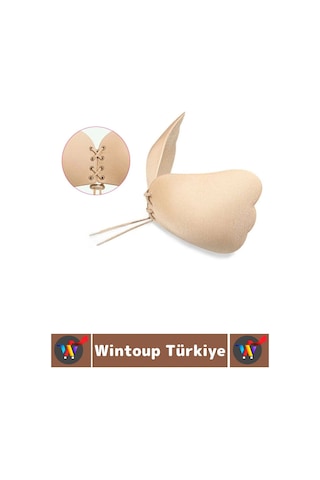 Wintoup İz Bırakmaz Kaymaz Göğüs Dikleştiren Dolgun Gösteren Toparlayan Göğüs Ucu Kapatıcı Yapışkan Sütyen Ten