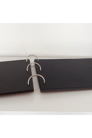 Aşk Temalı Ahşap Kapaklı Kendin Yap Fotoğraf Albüm Defter