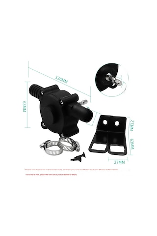 Mufunye Ev İçi El Matkaplı Kompakt Su Pompa: Dc Akülü Kendinden Emici Santrifüjli Su Taşıyıcı - Ev Kullanıma Uygun, Taşınabilir Ve Hızlı Çalışır