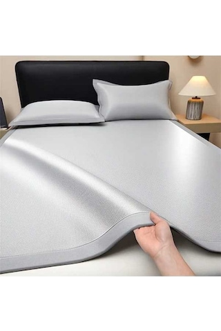 Trendooze Pembe 59x78 İnç Soğutucu Yatak Matı Ve Yastık Kılıfı, Nefes Alabilir Sunshine022