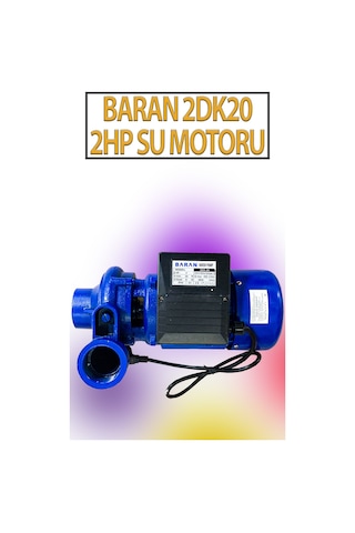 2 Hp 2850 R/min Su Motoru 220 V/50 Hz