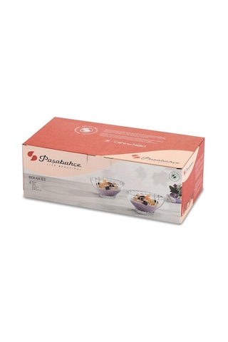 Paşabahçe 530024 Bouquet Cam Kase 455 Cc 4 Adet Şeffaf
