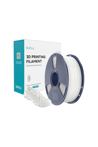 Sunlu 90a Tpu Filament Beyaz 1.75mm 1kg