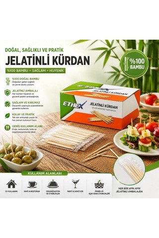 Packland Jelatinli Kürdan 500 Adet- 50'li Paket Diğer
