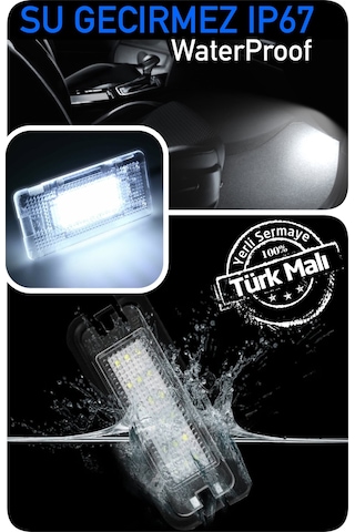 Mını Paceman R61 Cooper One 2012-2016 Canbus Led Araç Içi Ayak Altı Bölmesi Aydınlatma Ledi Lambası
