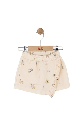 Kız Çocuk Spring Şort Etek Nk-51604 Krem
