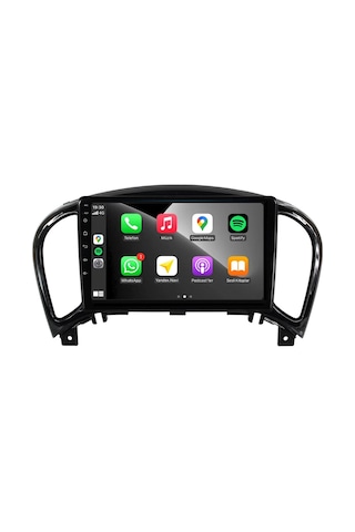 Nissan Juke Araç Multimedya Android Ekran Carplay Double Teyp Navigasyon 4+64 9" 11-19 P.black Navımex
