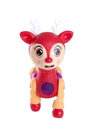 Işıklı Müzikli Pilli Yürüyen Geyik