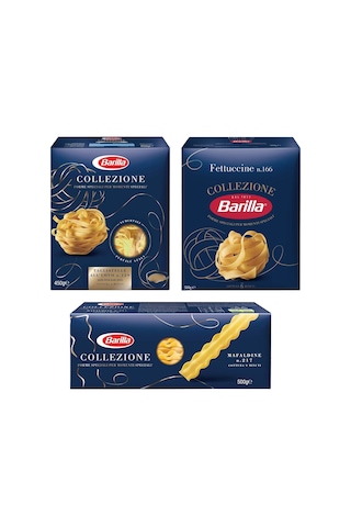 Barilla Fettuccine 500 G + Mafaldine 500 G + Tagliatelle 450 G
