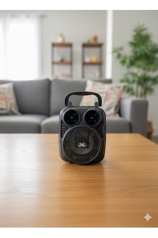 Telefon Tutuculu Bluetooth Hoparlör - Yüksek Ses Kaliteli Şarjlı Kablosuz Speaker Usb/sd Destekli
