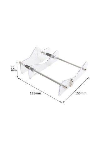 Novahub Cam Şişe Kesici Akrilik Dıy Şişe Kesme Aleti Şişeler İçin Zımpara İle Mason Kavanoz Cam Şişe Kesici Akrilik Dıy Şişe Kesme Aleti Şişeler İçin Zımpara İle Mason Kavanoz Şeffaf