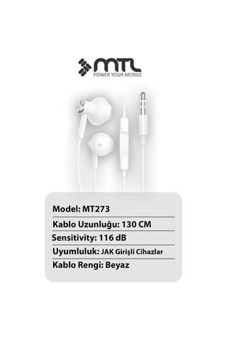 Tak Çalıştır Stero 3.5mm Jack Kulaklık Mikrofonlu - Extra Bass Diğer