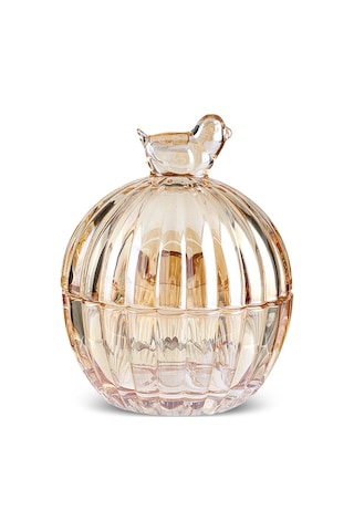 Karaca Terry İkili Lokumluk Seti Amber Sarı