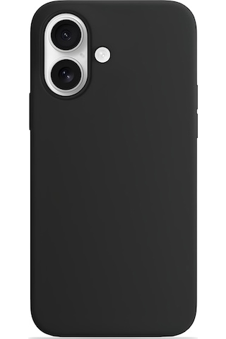 Apple Uyumlu iPhone 17 Soft Touch Lansman Silikon Kılıf Mat Siyah