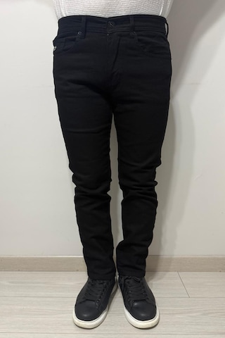 Hacker Denim Dmctekstil Erkek Siyah 1024 Yüksek Bel Rahat Kesim Boru Paça Jean Pantolon