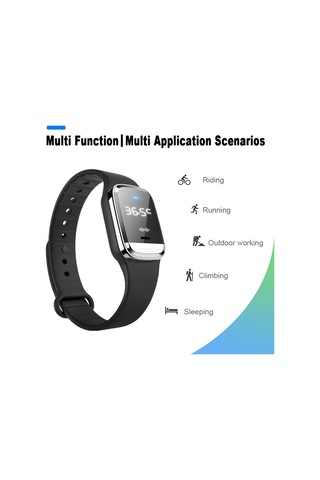 Mufunye M20 Ultrasonik Dış Mekan Kovucu Bilezik: Saat, Sıcaklık Ölçer Ve Güvenli Ensek Kovucu Özellikli Beyaz Model