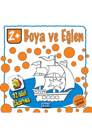 Boya Ve Eğlen Serisi Sarı, Turuncu Ve Yeşil Kitap Seti