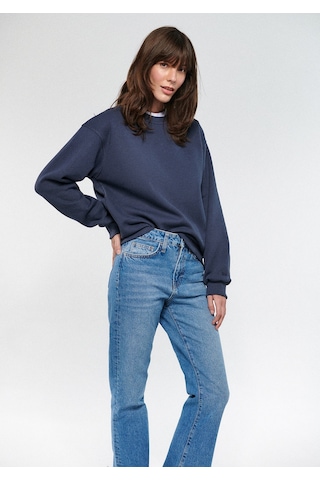 Mavi - Bisiklet Yaka Lacivert Basic Sweatshirt 1610198-70726 Lacivert