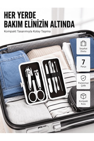 Kompakt Tasarımlı El Ve Ayak Bakım Seti