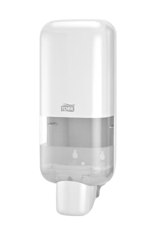 Tork S4 Beyaz Sabun Ve Dezenfektan Dispenseri 564500 + 1 L Premium Köpük Sabun 520501 Hediyeli