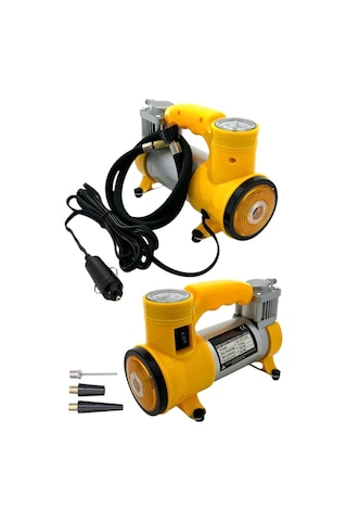 Elektrikli Araba Lastik Şişirme / 150 Psı - 12v / Taşınabilir Met