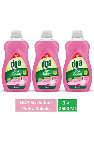 Doa Sıvı Sabun Pudra Kokulu 2.5 Lt X 3 Adet