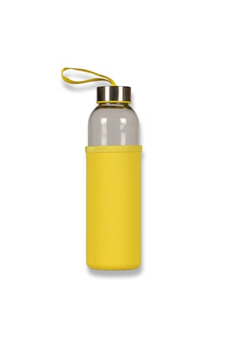 500 Ml Cam Matara Açık Sarı