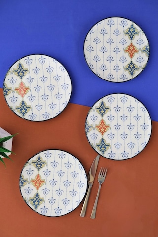 Tabak Evi Porselen Audrey Pasta Takımı 20cm 4 Kişilik 4 Parça Tvl4ptprs1211 Çok Renkli