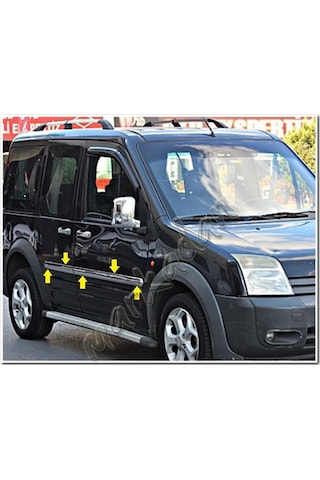 Markadan Ford Connect Krom Yan Kapı Çıtası 2002-2014 4 Parça Pasl