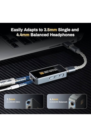 Piva Pıva Bj10 Taşınabilir Kulaklık Amplifikatörü Ve Dac Type-c