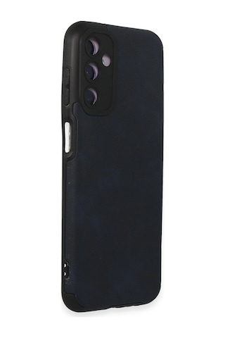 Uray Store Samsung Galaxy Uyumlu M14 5g Kılıf Loop Deri Silikon - Lacivert