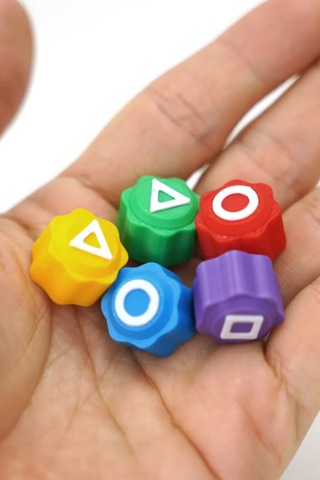 Squid Game Poşetli Squid Game Oyun 5 Taş Seti Renkli Taş Gonggi,