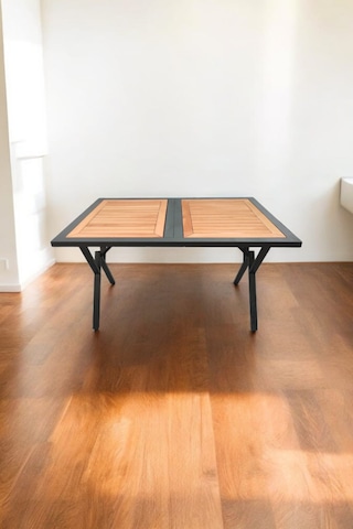 Pimango Çiğli Gürgen Ahşap Çok Amaçlı Çalışma Ve Yemek Masası Gürgen