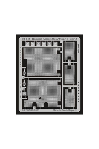 Eduard 35611 1/35 Ölçek, Hummel Ammo. Box/floor 1 For Dra