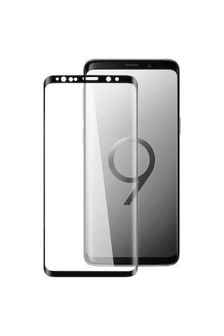Samsung Galaxy S9 Plus Için Helt 0.3 Mm Cam Koruyucu Siyah