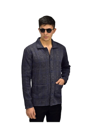 Erkek Spor Düğmeli Hırka R6430 Bgl-st03174 001