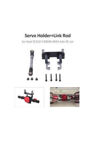 Didadodo Dayanıklı Alüminyum Servo Tutucu Ve Metal Bağlantı Çubuğu Seti - Scx10 Iı 90046 Rc Araçlar İçin