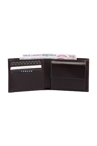 Tergan Bordo Deri Erkek Cüzdan 01483F8W