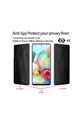 Xiaomi Redmi 9A Ekran Koruyucu Tam Kaplayan Privacy Hayalet Cam Istemiyorum