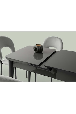 Mobilgen Sadece Masa Irony 100+25 Kelebek Tekno Kenar Hg Açılabilir Masa Siyah