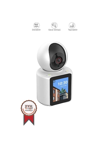 Torima Cmr-11 Monitörlü Smart Ip Full Hd 360 Akıllı Güvenlik Kamerası Bebek Kamerası